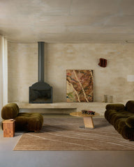 Dune Warm Brown Rug by The Local Project