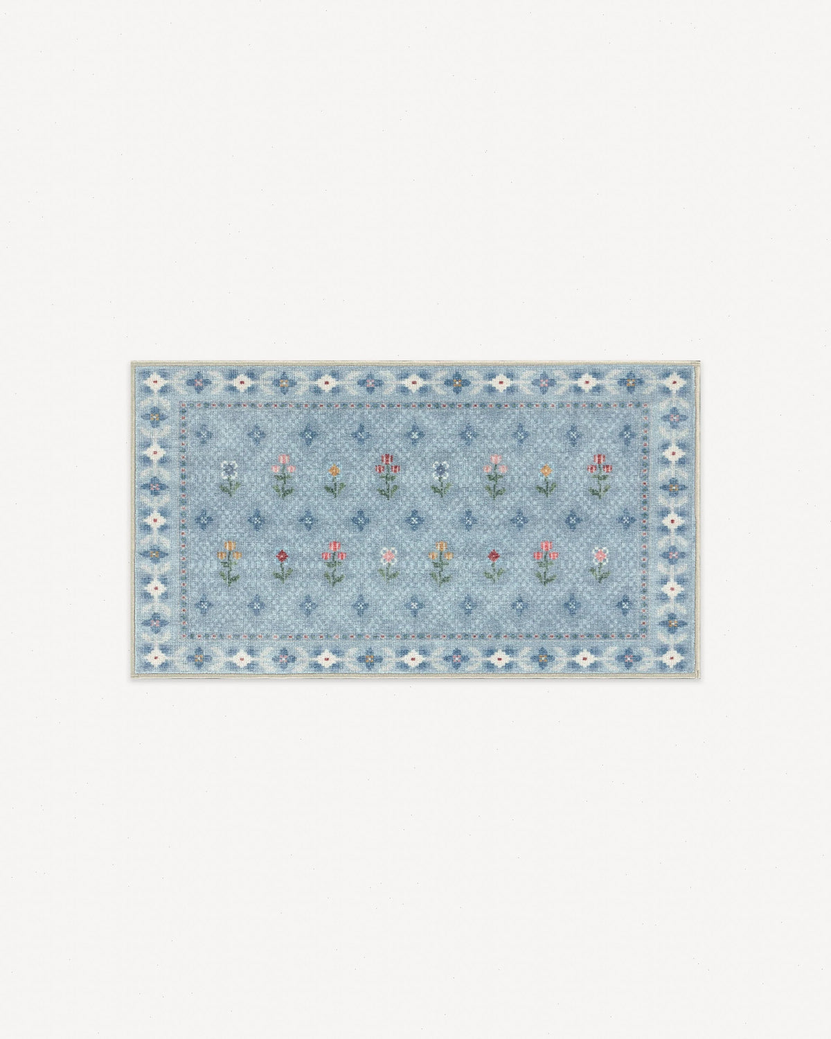 Ella Slate Blue Rug by Anthropologie