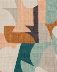 Ellie Multicolor Woven Bolster Pet Bed