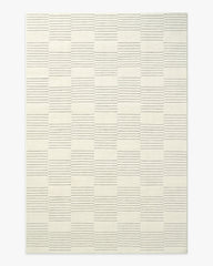 Ellis Soft White Plush Rug