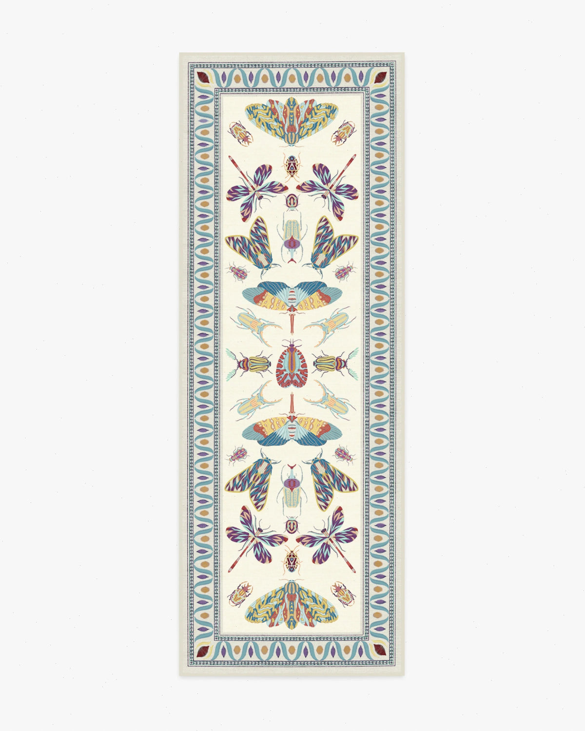 Flutterby Ivory Rug by Iris Apfel
