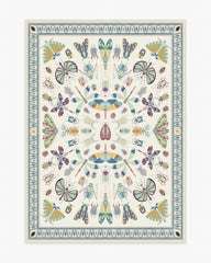 Flutterby Ivory Rug by Iris Apfel