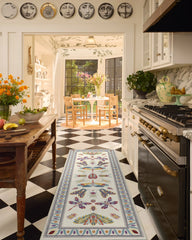 Flutterby Ivory Rug by Iris Apfel