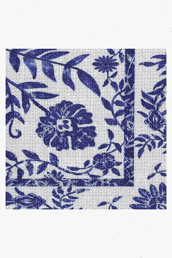 Fontaine Delft Blue Outdoor Rug