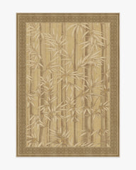 Bamboo Natural Gold Outdoor Rug by Gracie