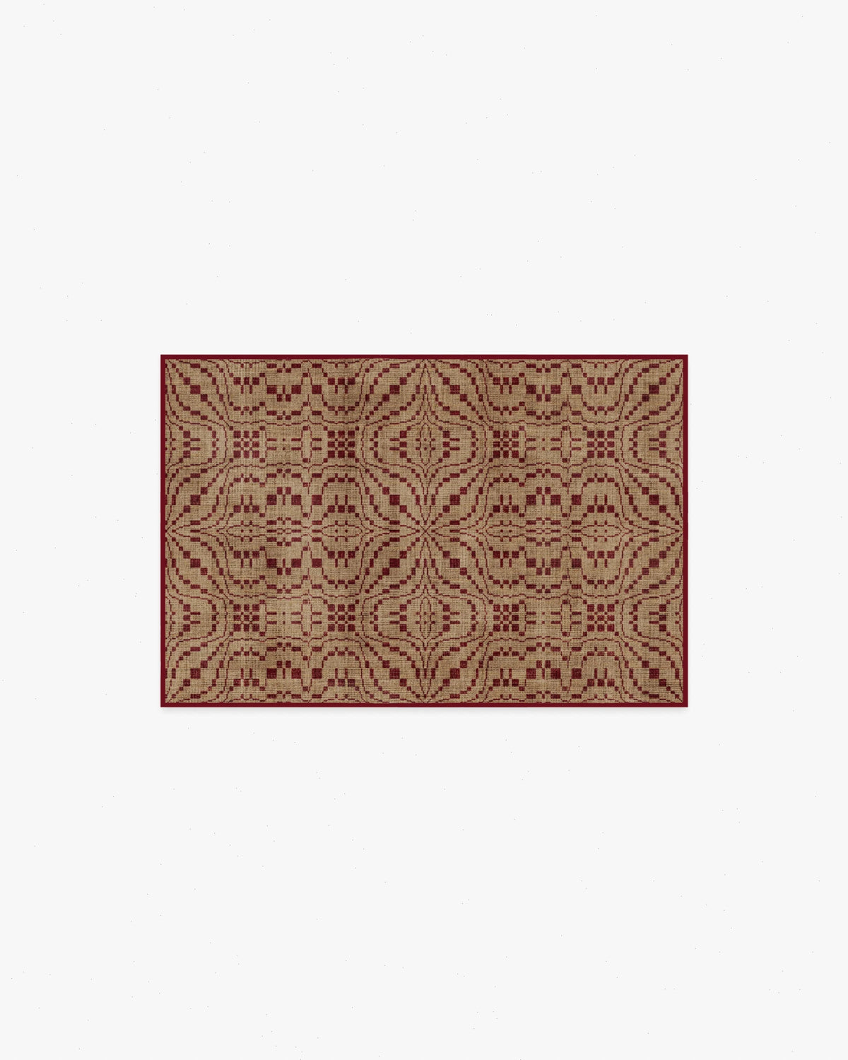 Hearthstone Natural & Amber Rug