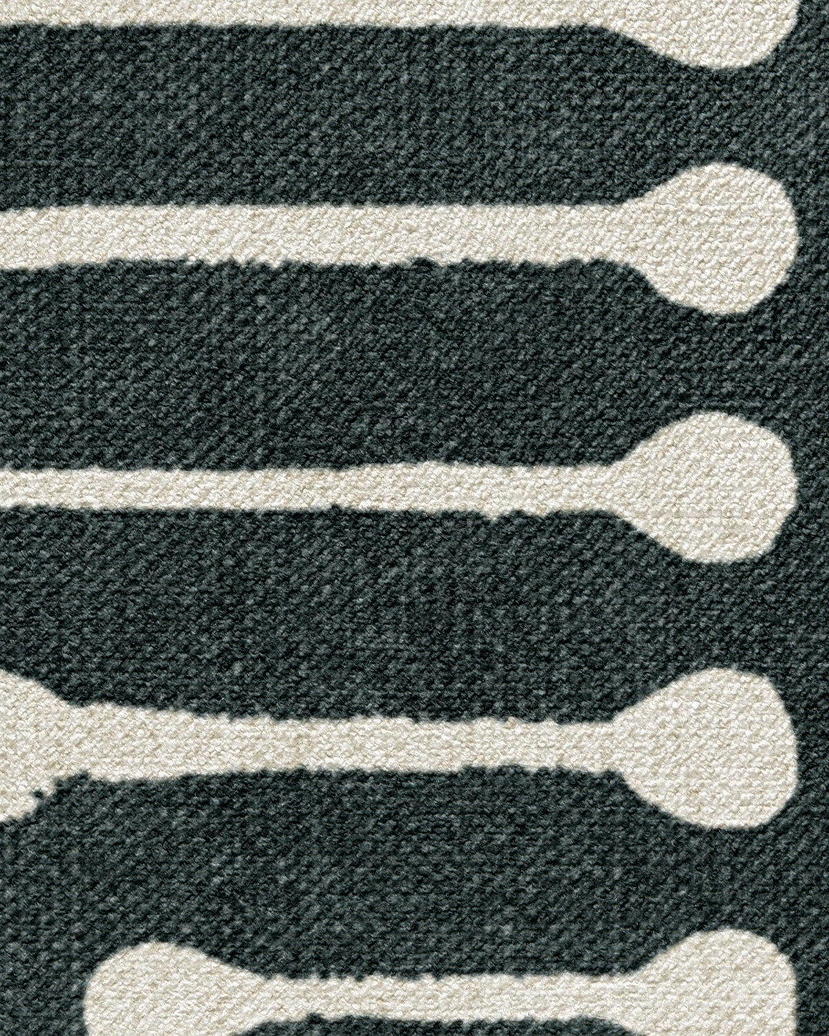 Inkdrop Charcoal Rug by Jonathan Adler