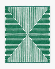 Inkdrop Green Rug by Jonathan Adler