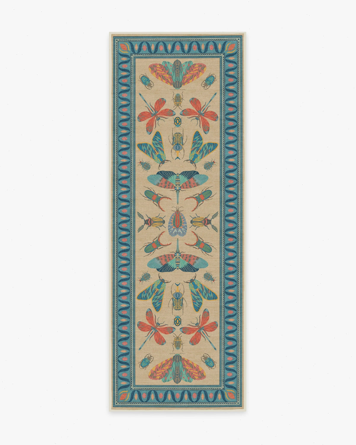 Flutterby Multicolor Rug by Iris Apfel