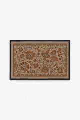 Spring Has Sprung Burnt Orange Doormat by Iris Apfel