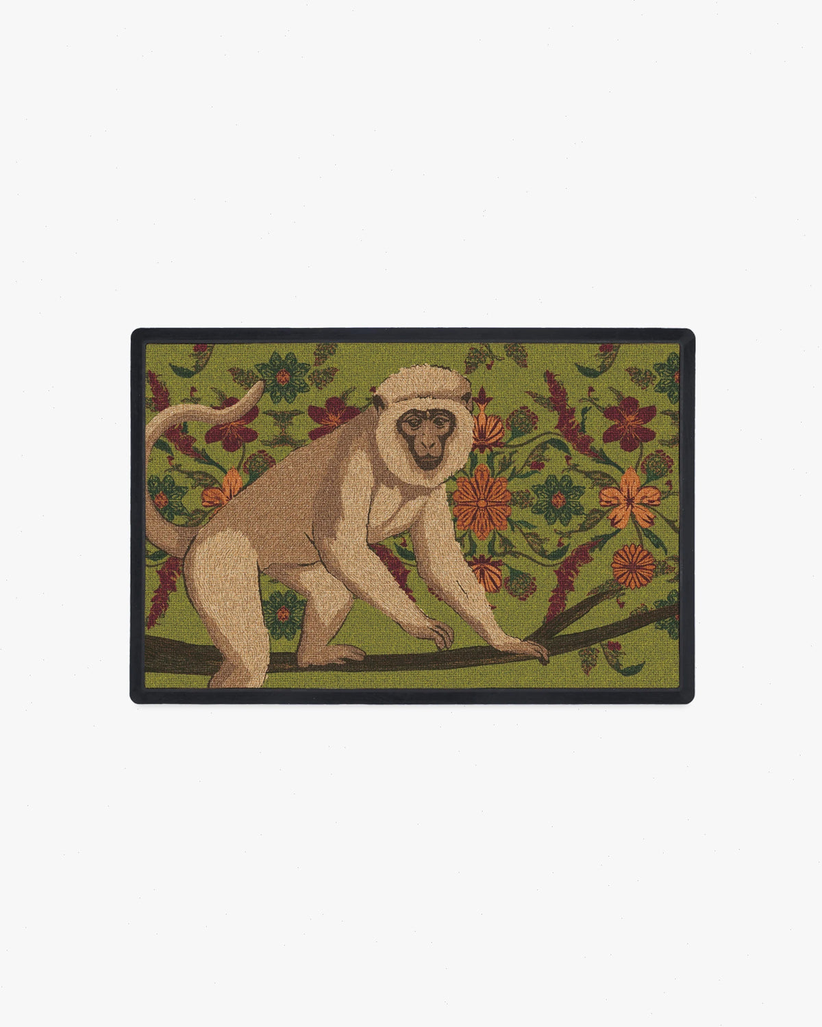 Wise Friend Moss Green Doormat by Iris Apfel