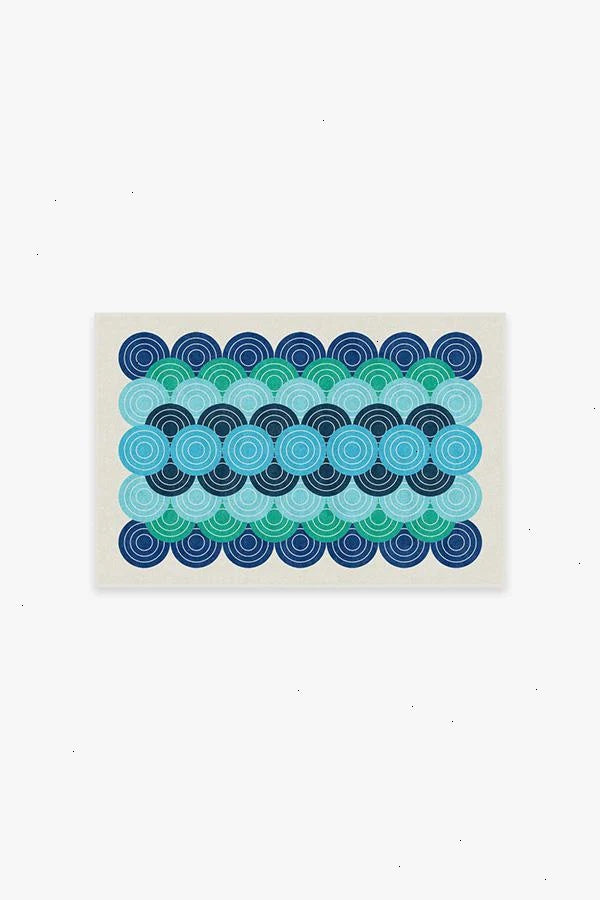 Biba Blue Green Rug by Jonathan Adler