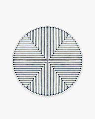 Inkdrop Slate Blue Rug by Jonathan Adler