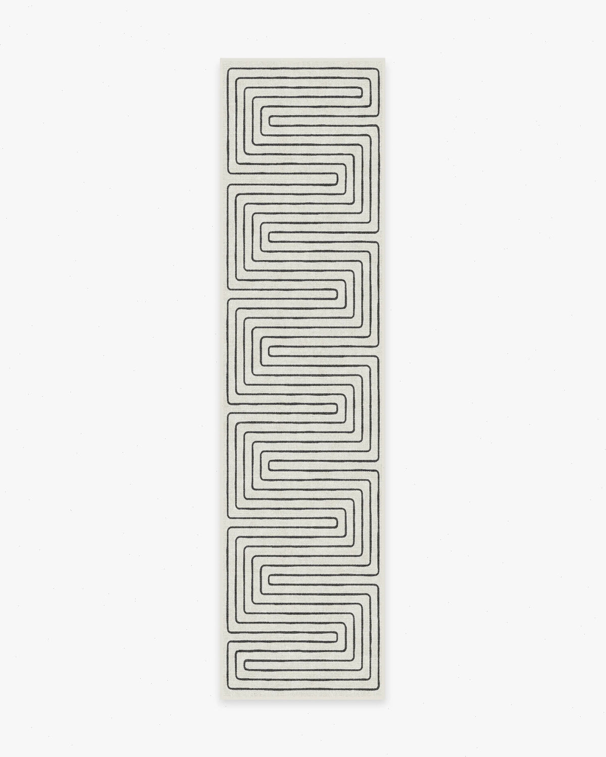 Labyrinth Black & Ivory Rug by Jonathan Adler