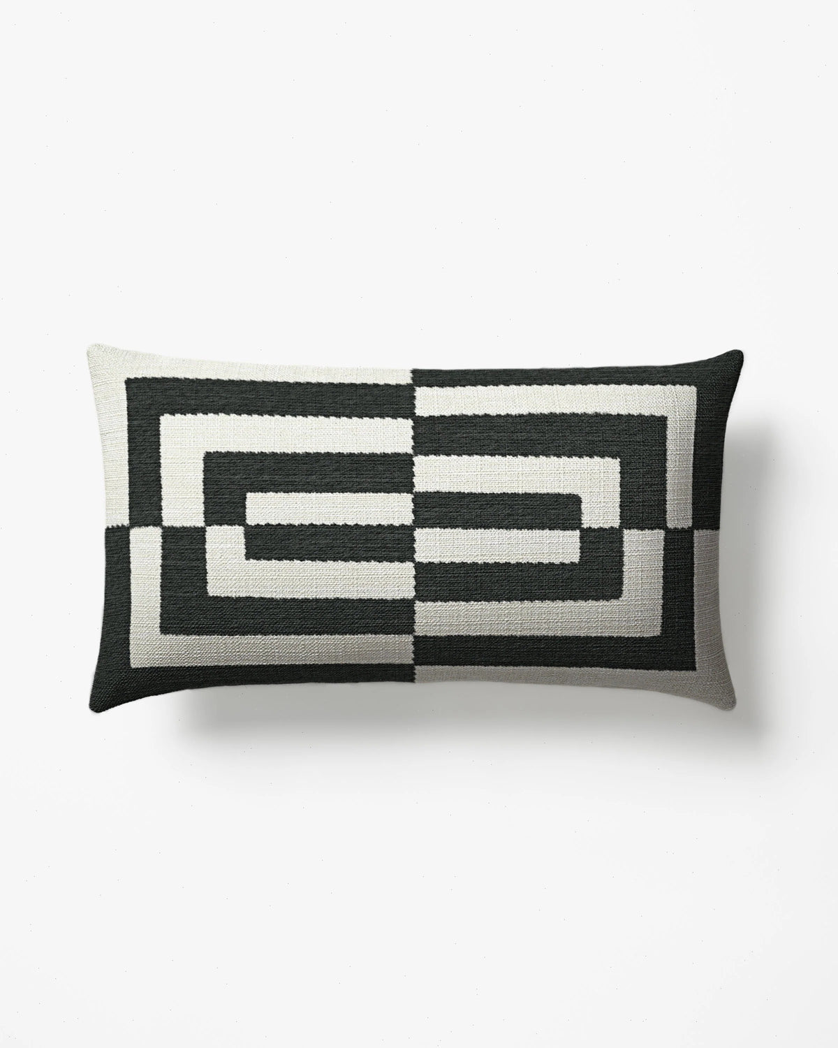 Op Art Ivory Woven Throw Pillow by Jonathan Adler