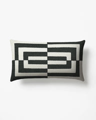 Op Art Ivory Woven Throw Pillow by Jonathan Adler