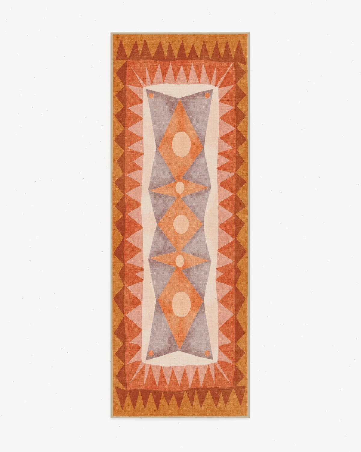 Hilma Papaya Outdoor Rug by Justina Blakeney