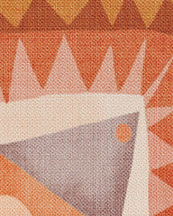 Hilma Papaya Outdoor Rug by Justina Blakeney