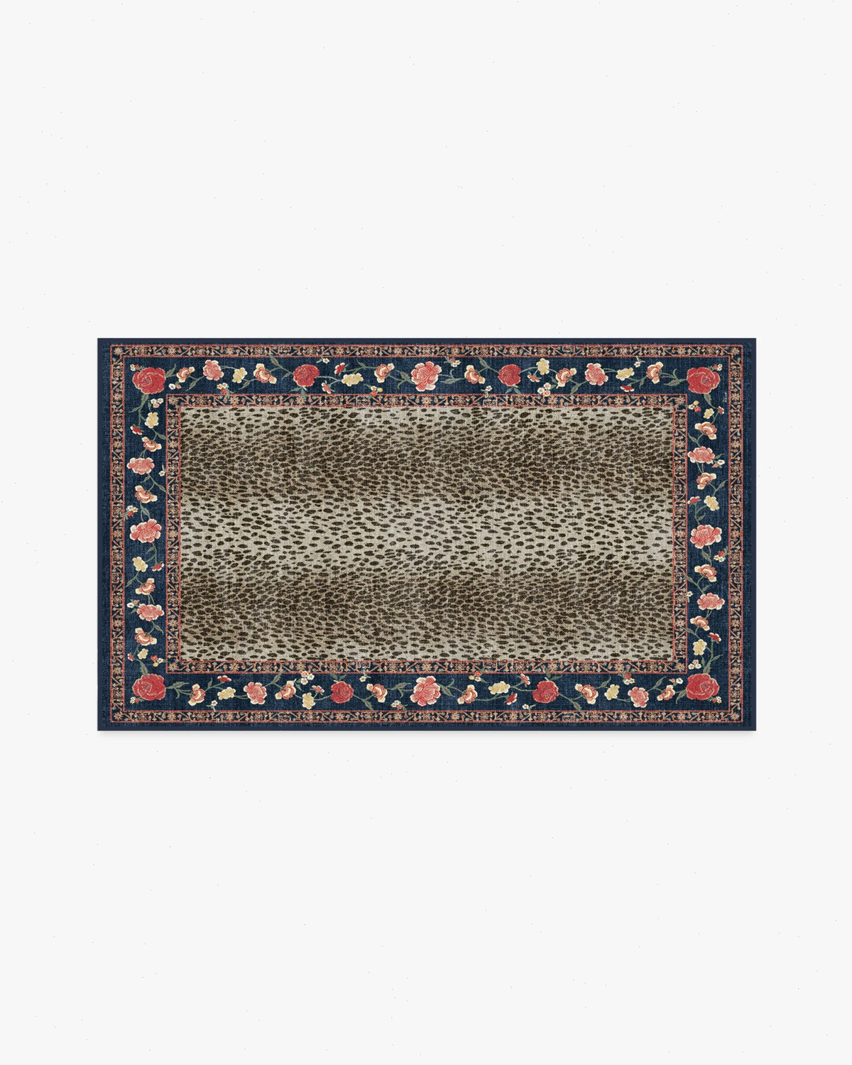Kensington Sapphire & Brown Rug by RIXO