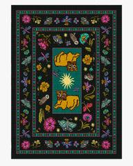 Lion’s Cub Charcoal Multicolor Rug by RIXO