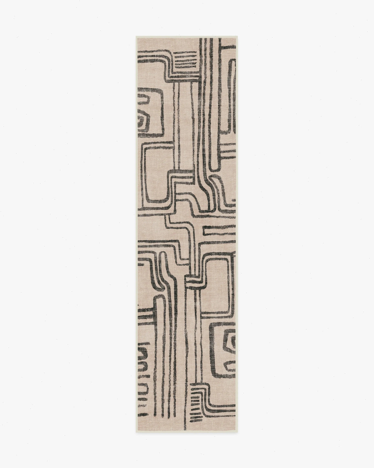 Kassena Black & Ivory Rug by Malene Barnett