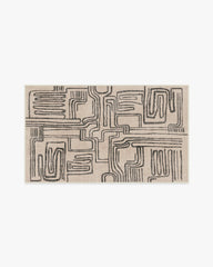 Kassena Black & Ivory Rug by Malene Barnett