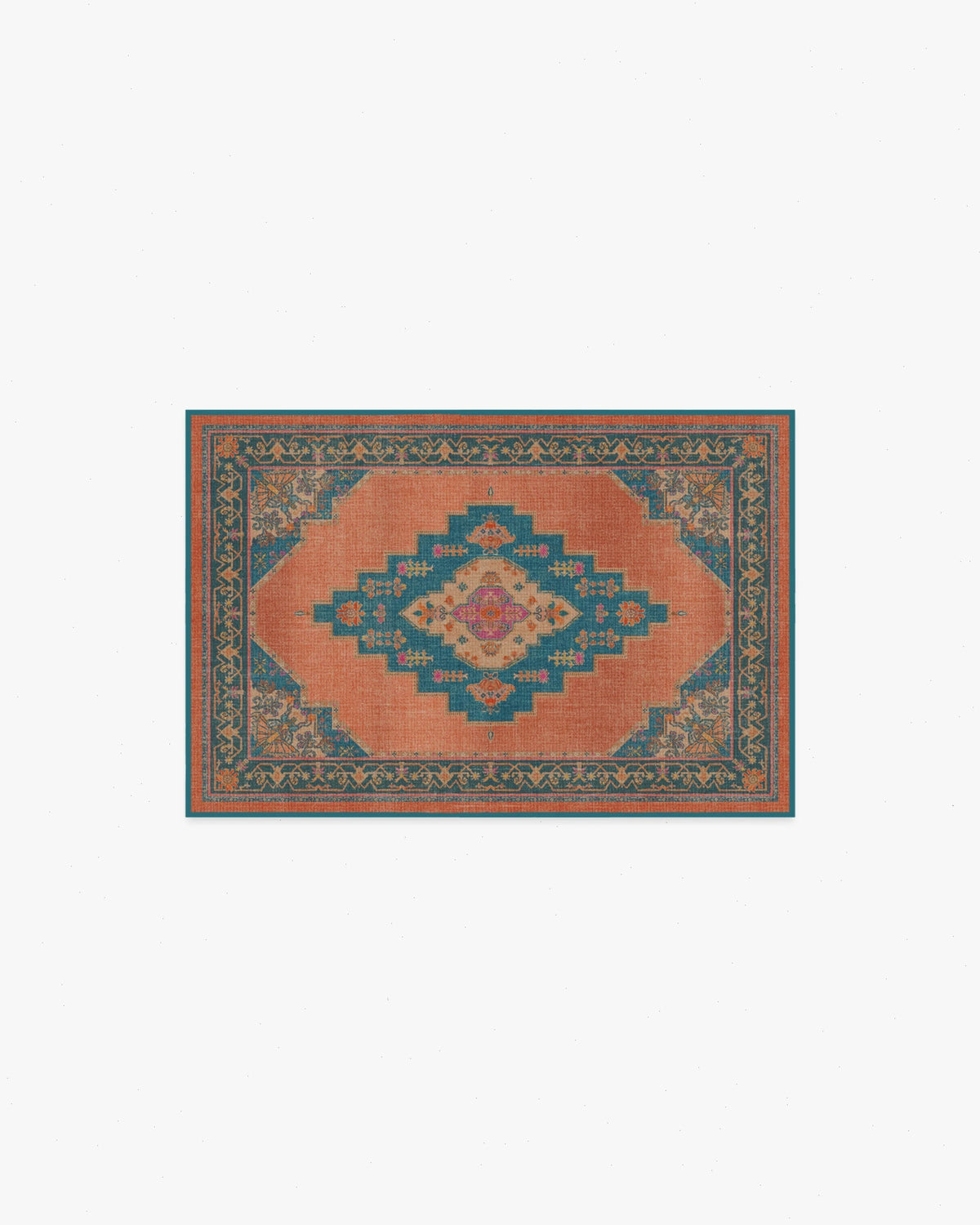 Sunset Bazaar Tropic Coral Rug by Matthew Williamson