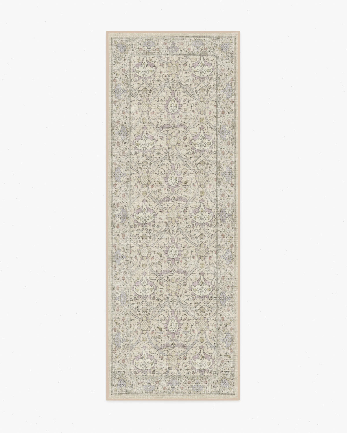 Montreal Beige & Lilac Rug by Morris & Co.