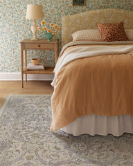 Montreal Beige & Lilac Rug by Morris & Co.