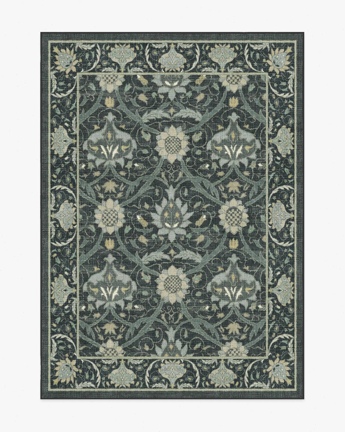 Montreal Charcoal & Abalone Rug by Morris & Co.