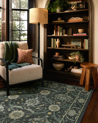 Montreal Charcoal & Abalone Rug by Morris & Co.