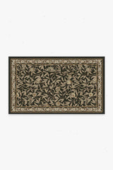 Bird & Pomegranate Soft Black Rug by Morris & Co.