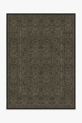 Bluebell Soft Black Rug by Morris & Co.