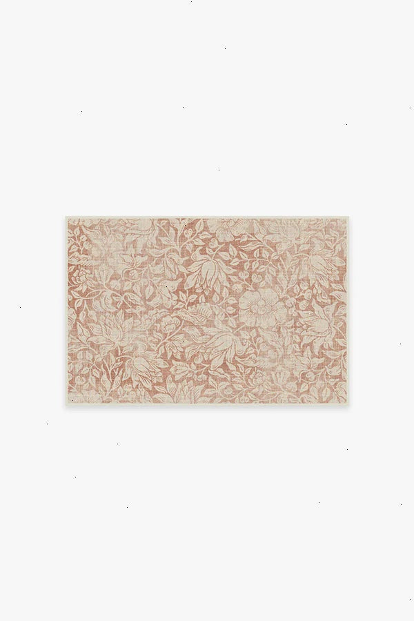 Mallow Rust Rug by Morris & Co.