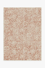 Mallow Rust Rug by Morris & Co.