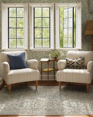 Montreal Natural Jade Flatwoven Rug by Morris & Co.