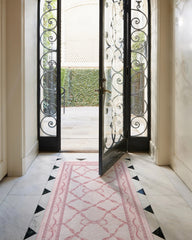 Eloise Pink Flatwoven Rug by Mrs. Alice