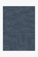 Parquet Navy Outdoor Rug