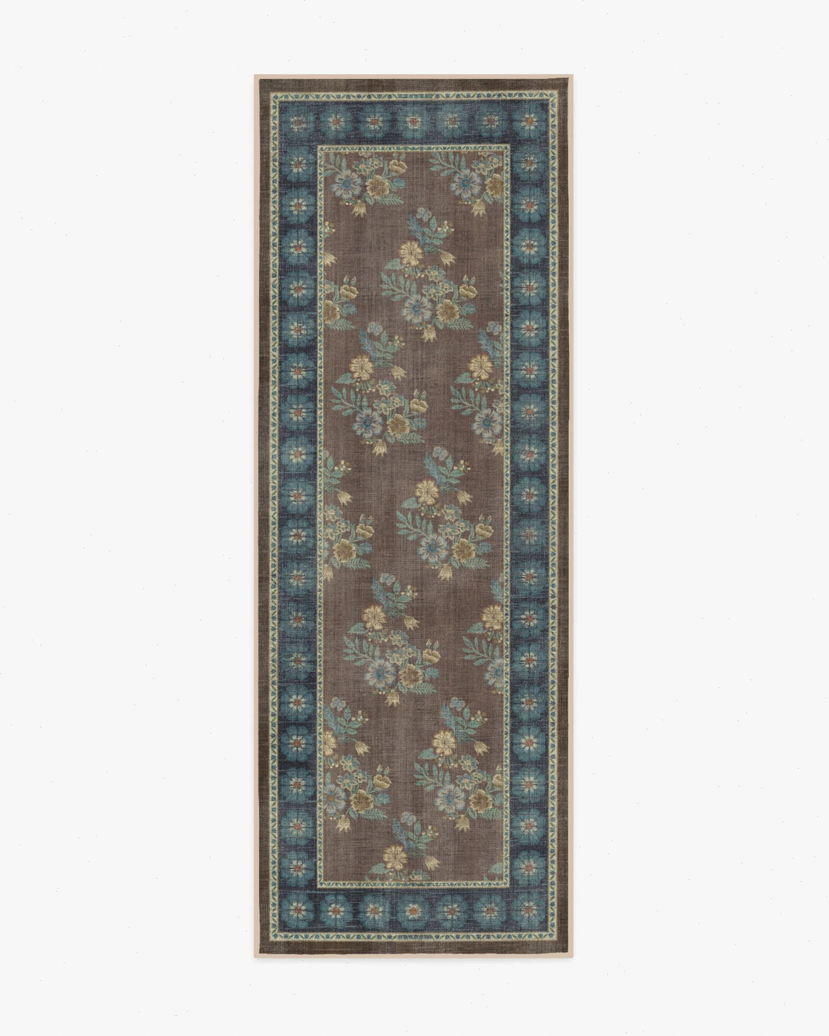 Pennywood Brown & Blue Rug