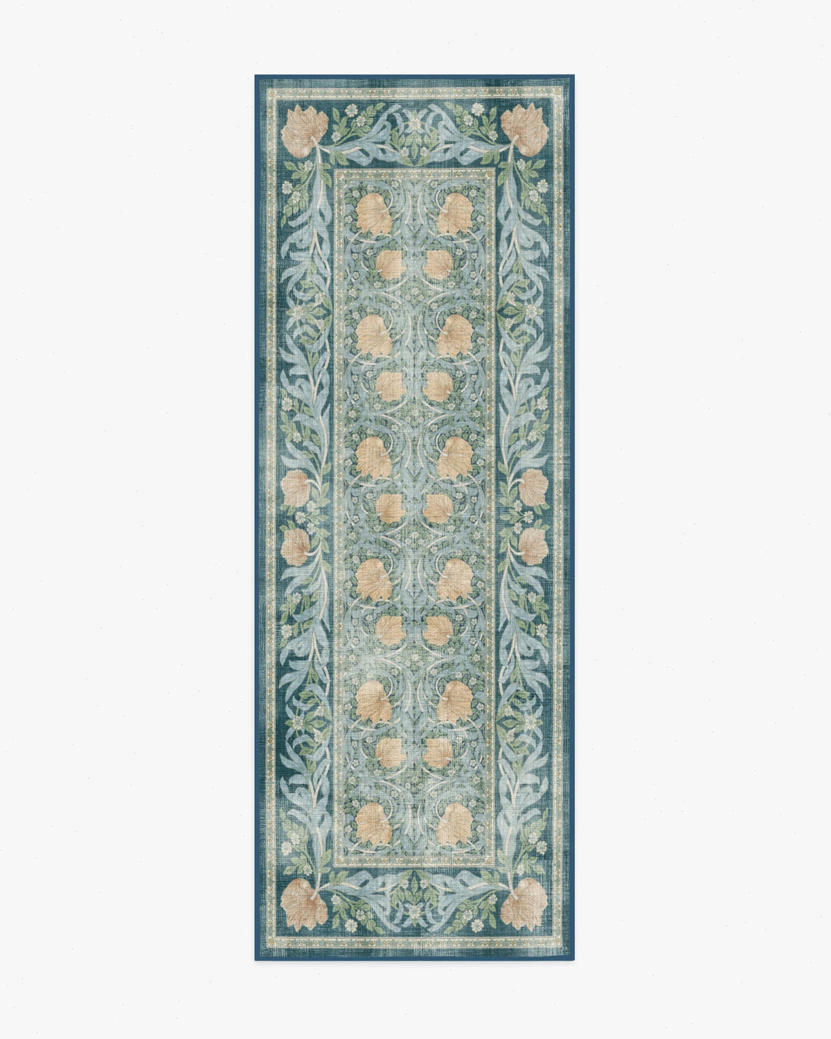 Pimpernel Dusk Blue Rug by Morris & Co.