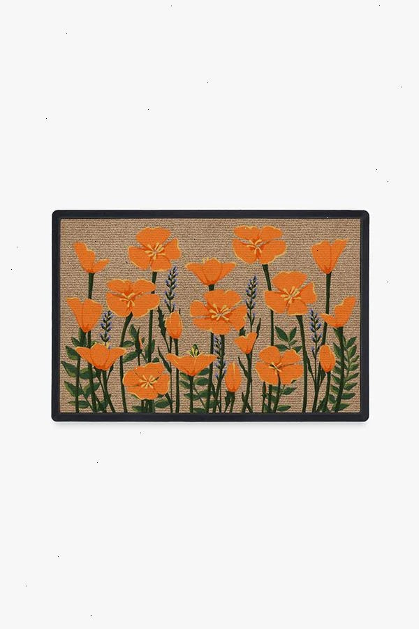 Poppy Fields Doormat