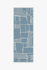 Rune Slate Blue Outdoor Rug