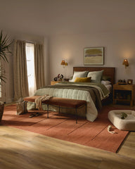 Ryder Terracotta Plush Rug