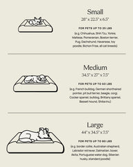 Sand Woven Bolster Pet Bed