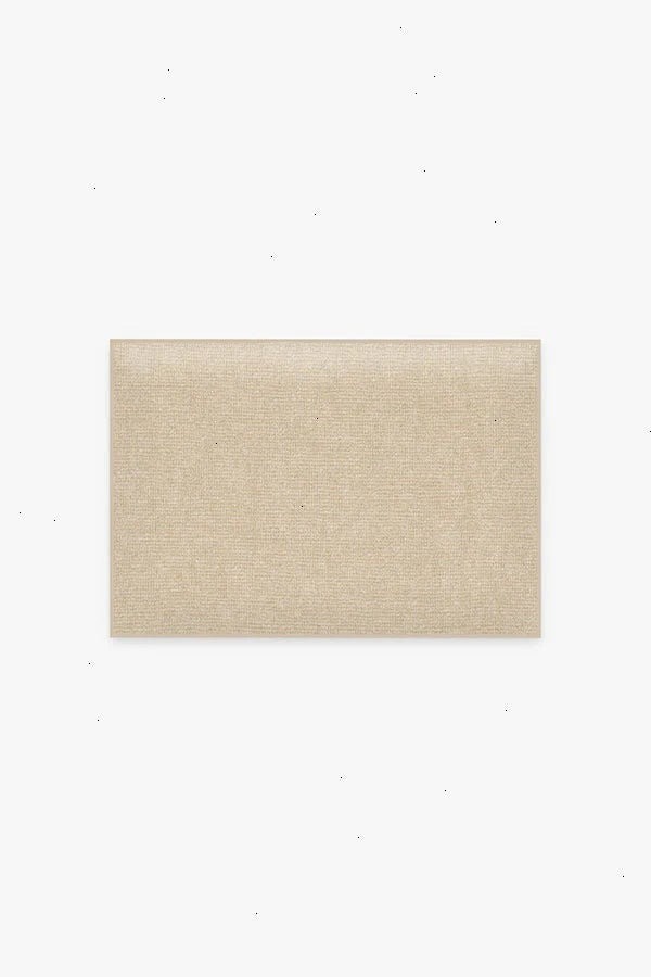 Solid Beige Bath Mat