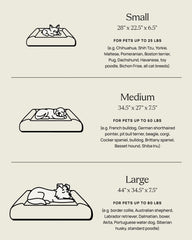 Stone Grey Woven Bolster Pet Bed