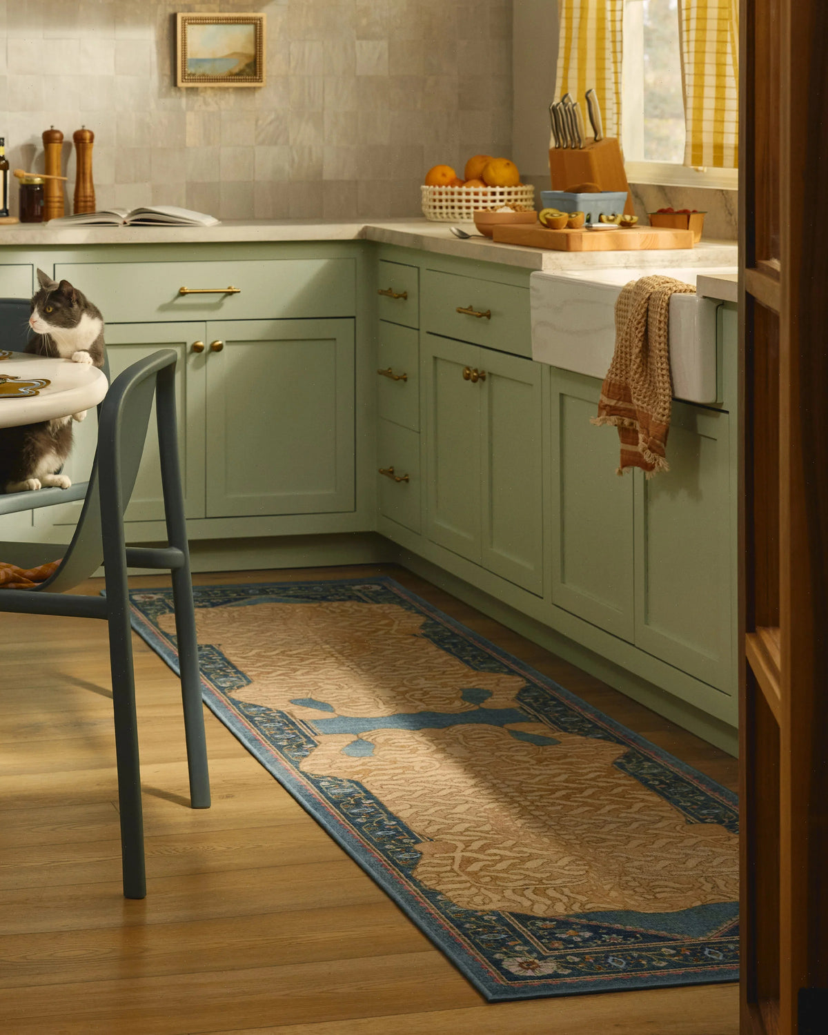 Tigris Blue Rug by Anthropologie