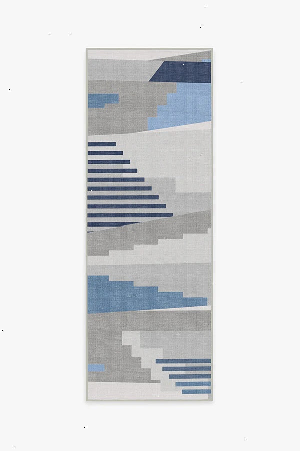 Tropea Grey & Blue Outdoor Rug