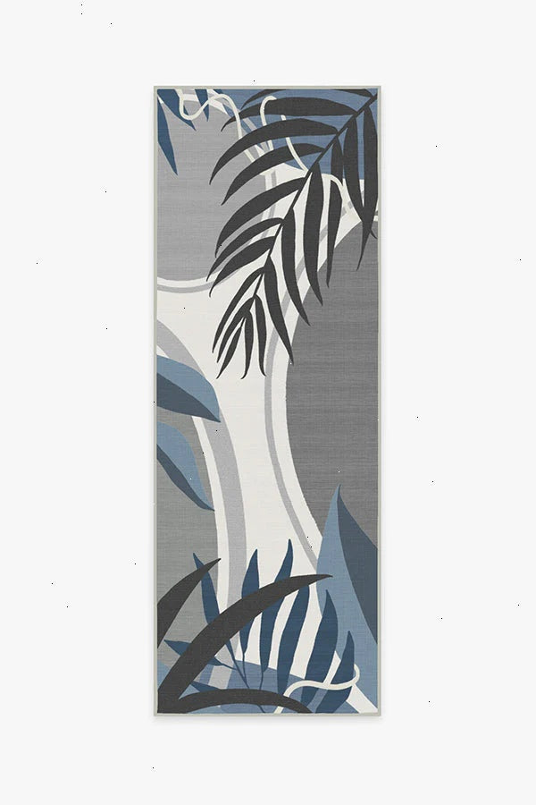 Tulum Ivory Blue Outdoor Rug