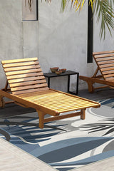 Tulum Ivory Blue Outdoor Rug